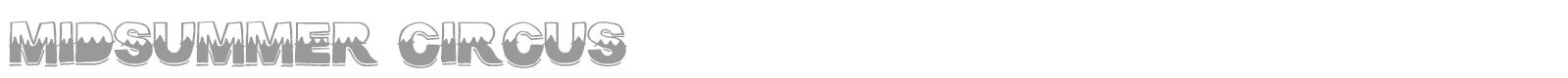 Midsummer Circus font preview
